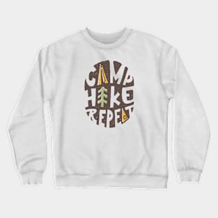 Camp Hike Repeat Crewneck Sweatshirt